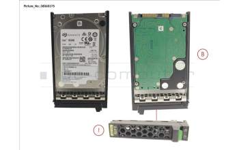 Fujitsu HD SAS 12G 2.4TB 10K 512E SED H-PL 2.5\' for Fujitsu Primergy RX4770 M6