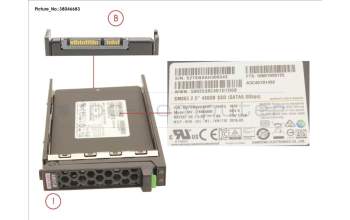 Fujitsu S26361-F5588-L480 SSD SATA 6G 480GB MLC HP SFF EP MAIN 3.6