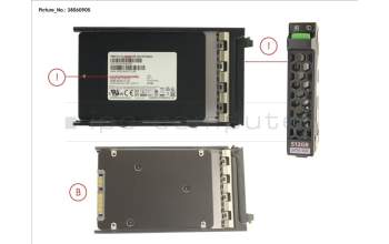 Fujitsu S26361-F5595-L513 SSD SATA 6G 512GB CLIENTEDITION 2.5\' H-P
