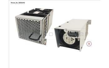 Fujitsu S26361-F5708-L10 FRU FAN,PORTSIDE-EXHAUST AIRFLOW