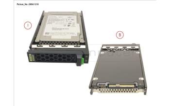 Fujitsu SSD SAS SED 12G 400GB WRITE-INT 2.5\' H-P for Fujitsu Primergy RX4770 M6