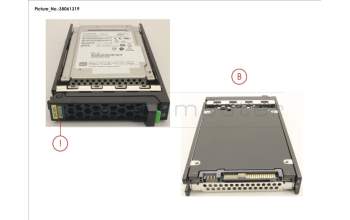 Fujitsu SSD SAS SED 12G 800GB WRITE-INT 2.5\' H-P for Fujitsu Primergy RX4770 M6