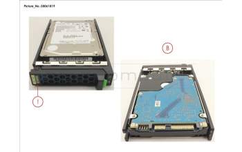 Fujitsu HD SAS 12G 300GB 15K HOT PL 2.5\" EP for Fujitsu Primergy RX4770 M6