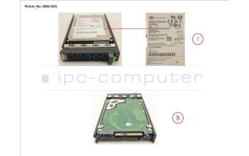 Fujitsu HD SAS 12G 300GB 10K 512N HOT PL 2.5\" EP for Fujitsu Primergy RX4770 M6