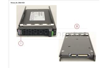 Fujitsu SSD SATA 6G 960GB MIXED-USE 2.5\" H-P EP for Fujitsu Primergy RX4770 M6
