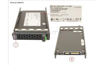 Fujitsu SSD SATA 6G 240GB MU SFF SLIM for Fujitsu Primergy RX4770 M6