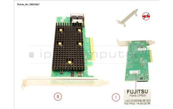 Fujitsu PSAS CP503I FH/LP for Fujitsu Primergy RX4770 M6
