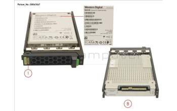 Fujitsu SSD SAS 12G 960GB RI 2.5\" HOT PL EP for Fujitsu Primergy RX4770 M6