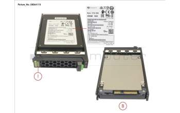 Fujitsu SSD SAS 12G WI 400GB SED IN SFF SLIM for Fujitsu Primergy RX4770 M6
