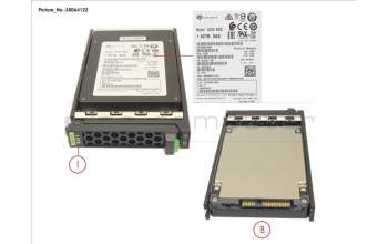 Fujitsu SSD SAS 12G RI 1.92TB IN SFF SLIM for Fujitsu Primergy RX4770 M6