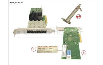 Fujitsu PLAN EP X710-DA4 4X10GB SFP+ LP, FH for Fujitsu PrimeQuest 3800E2