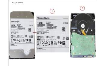 Fujitsu S26461-F3905-L120 HD SATA 6G 12TB 7.2K 512E N H-P 3.5\' BC