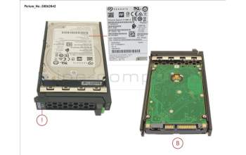 Fujitsu HD SATA 6G 1TB 7.2K 512E HOT PL 2.5\' BC for Fujitsu Primergy RX4770 M6