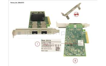 Fujitsu PLAN EP MCX4-LX 25GB 2P SFP28 LP, FH for Fujitsu PrimeQuest 3800E2