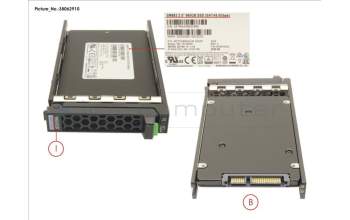 Fujitsu S26461-F5588-L960 SSD SATA 6G 960GB MIXED-USE 2.5\' H-P EP