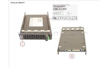 Fujitsu S26461-F5595-L513 SSD SATA 6G 512GB MLC RI SFF