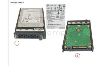 Fujitsu HD SAS 12G 1TB 7.2K 512N HOT PL 2.5\' BC for Fujitsu Primergy RX4770 M6