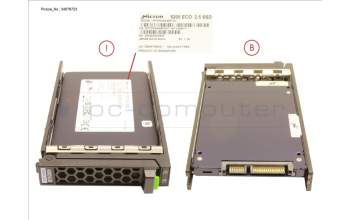 Fujitsu SSD SATA 6G 480GB READ-INT. 2.5\' H-P EP for Fujitsu Primergy RX4770 M6