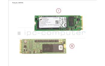 Fujitsu SSD SATA 6G 480GB M.2 N H-P for Fujitsu Primergy RX4770 M6
