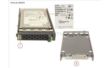 Fujitsu SSD SAS 12G 400GB WRITE-INT. 2.5\' H-P EP for Fujitsu Primergy RX4770 M6