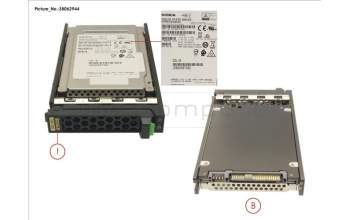 Fujitsu SSD SAS 12G 800GB WRITE-INT. 2.5\' H-P EP for Fujitsu Primergy RX4770 M6