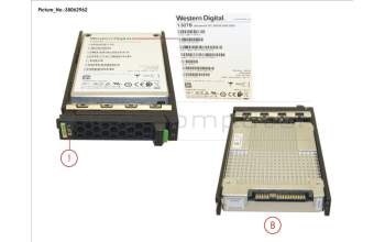 Fujitsu SSD SAS 12G 1.92TB READ-INT. 2.5\' H-P EP for Fujitsu Primergy RX4770 M6