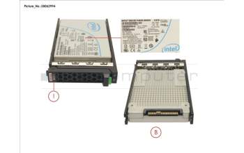 Fujitsu SSD PCIE3 1.6TB MIXED-USE 2.5\' H-P EP for Fujitsu PrimeQuest 3800E2