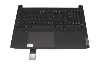 SB974D-22H0 original Lenovo keyboard incl. topcase DE (german) black/black with backlight
