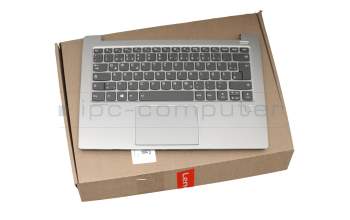 SG-92710-2DA original LiteOn keyboard incl. topcase DE (german) grey/silver with backlight (fingerprint)