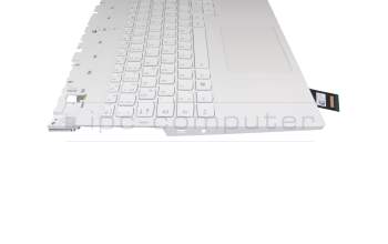 SG-A3080-2DA original LiteOn keyboard incl. topcase DE (german) white/white with backlight