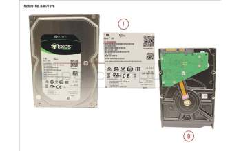 Fujitsu HDD 1TB BC-SATA S3 7.2K 3.5\' for Fujitsu Esprimo P5010