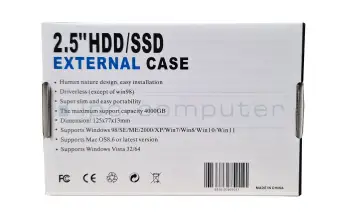 SHS Computer Workstation NP60RNH (i7-13700H) Hard Drive Case USB 3.0 SATA
