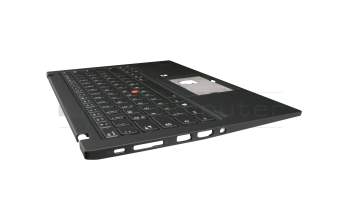 SM10Q99147 original Lenovo keyboard incl. topcase DE (german) black/black with backlight and mouse-stick WLAN