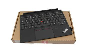 SM11P78535 original Lenovo keyboard incl. topcase DE (german) black/black with backlight and mouse-stick