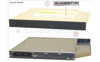 Fujitsu SMX:SN-506BB-BL BD TRIPLE WRITER SLIM 12,7MM