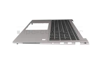 SN1A93B original HP keyboard incl. topcase DE (german) anthracite/silver with backlight