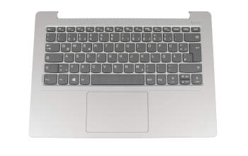SN20M61743 original Lenovo keyboard incl. topcase DE (german) grey/silver