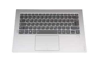 SN20N05613 original Lenovo keyboard incl. topcase DE (german) grey/silver with backlight