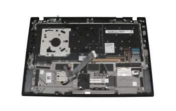 SN20P38676 original Lenovo keyboard incl. topcase ES (spanish) black/black with backlight and mouse-stick