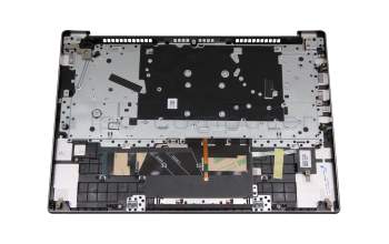 SN20Q40661 original Lenovo keyboard incl. topcase DE (german) grey/silver with backlight