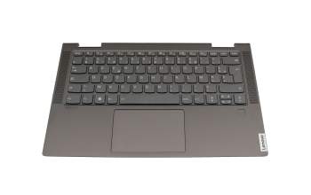 SN20Q40803 original Lenovo keyboard incl. topcase FR (french) grey/grey with backlight