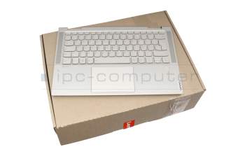 SN20U40169 original Lenovo keyboard incl. topcase DE (german) silver/silver with backlight