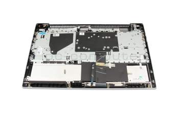 SN20W65033 original Lenovo keyboard incl. topcase DE (german) anthracite/silver with backlight fingerprint