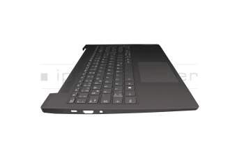 SN20W65033 original Lenovo keyboard incl. topcase DE (german) grey/grey with backlight