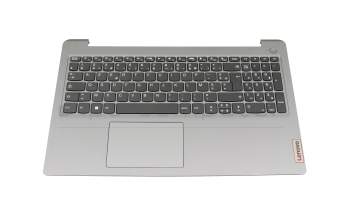 SN20W65190 original Lenovo keyboard incl. topcase FR (french) white/grey