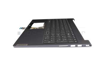 SN20W75170 original Lenovo keyboard incl. topcase US (english) grey/grey with backlight