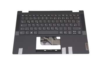SN20W85387 original Lenovo keyboard incl. topcase DE (german) dark grey/grey (platinum grey)