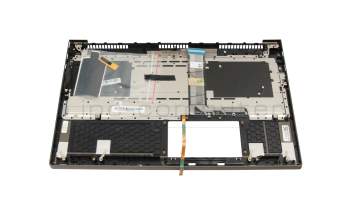 SN20Y71753 original Lenovo keyboard incl. topcase DE (german) dark green/dark green with backlight