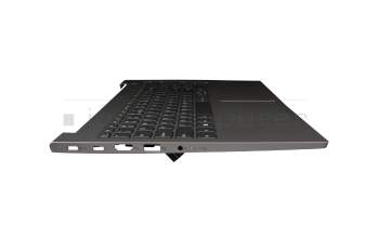SN20Z38586 original Lenovo keyboard incl. topcase UK (english) dark grey/grey with backlight