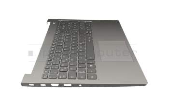 SN20Z38611 original Lenovo keyboard incl. topcase DE (german) dark grey/grey with backlight